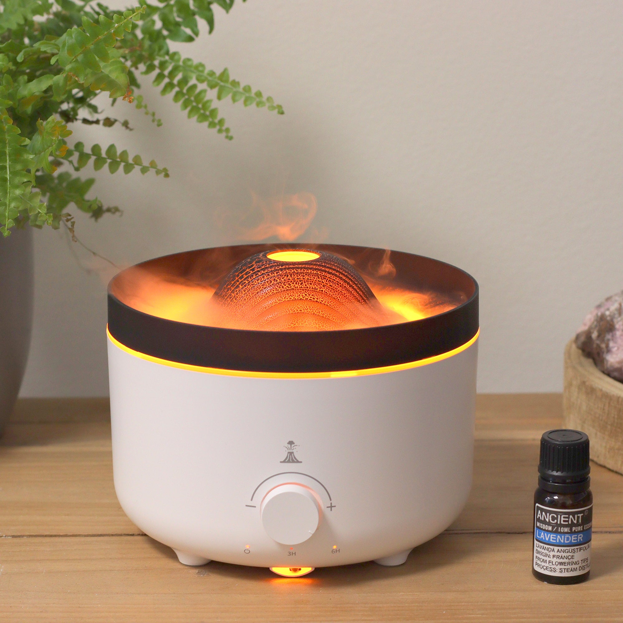 Difusor de aromas com efeito vulcão, grande (plug-in) Duas cores