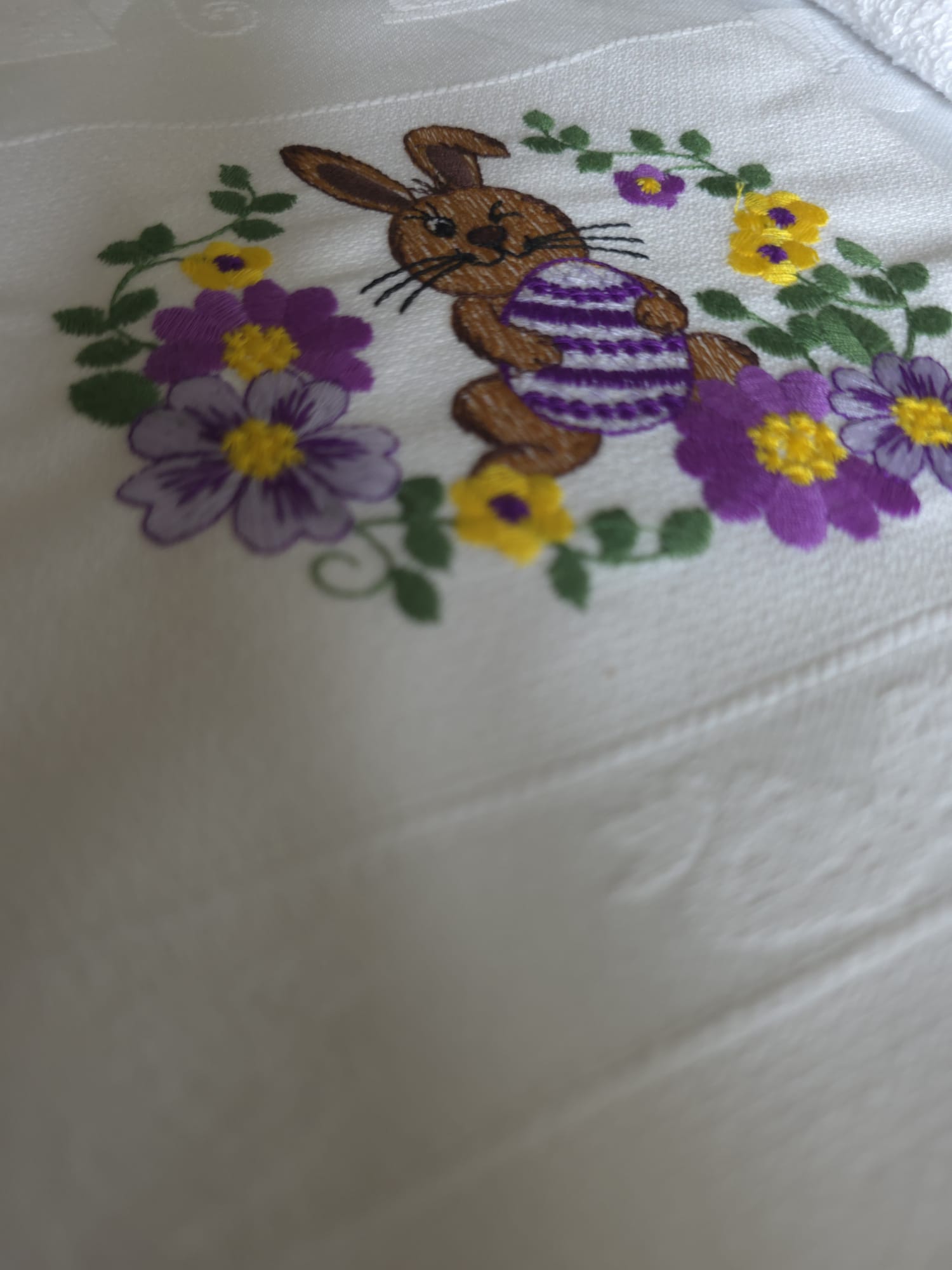 Violett Kaninchen-Tuch