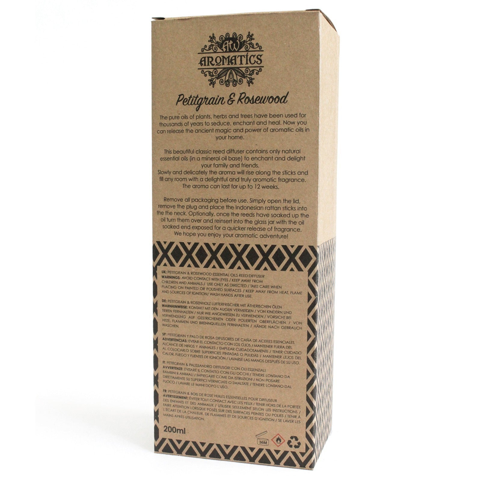 Diffusoren für ätherische Öle –  Petitgrain und Jacaranda 200 ml