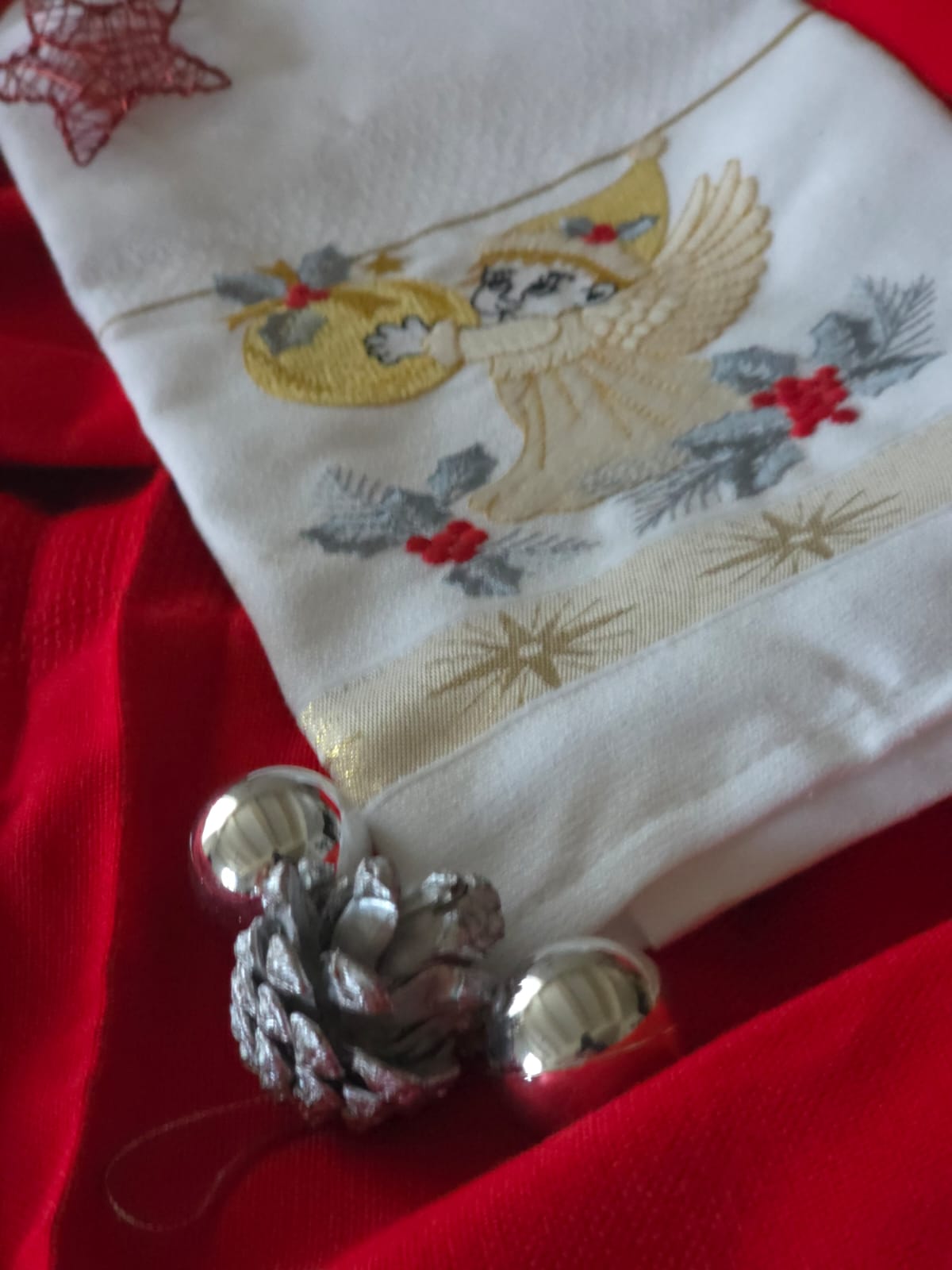 Küchentuch – Engel Gold/Silber