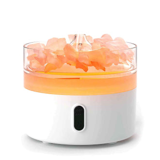 Himalaya-Salz-Aromadiffusor – Nachtlicht – USB-C – Flammeneffekt