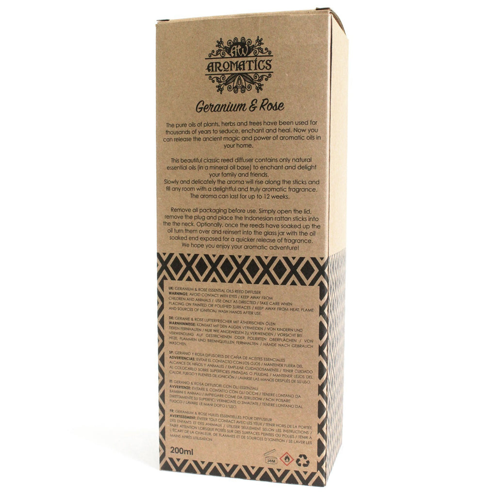 Diffusoren für ätherische Öle – Geranie und Rose 200 ml