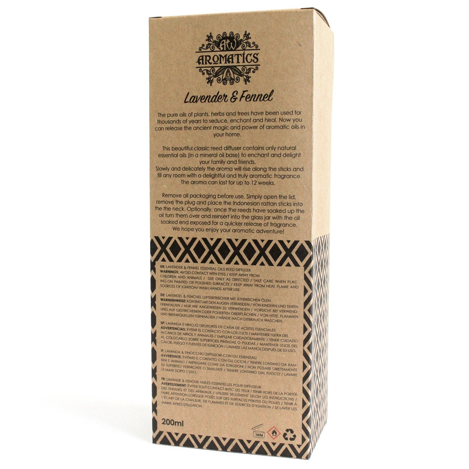 Diffusoren für ätherische Öle –  Lavendel und Fenchel 200 ml