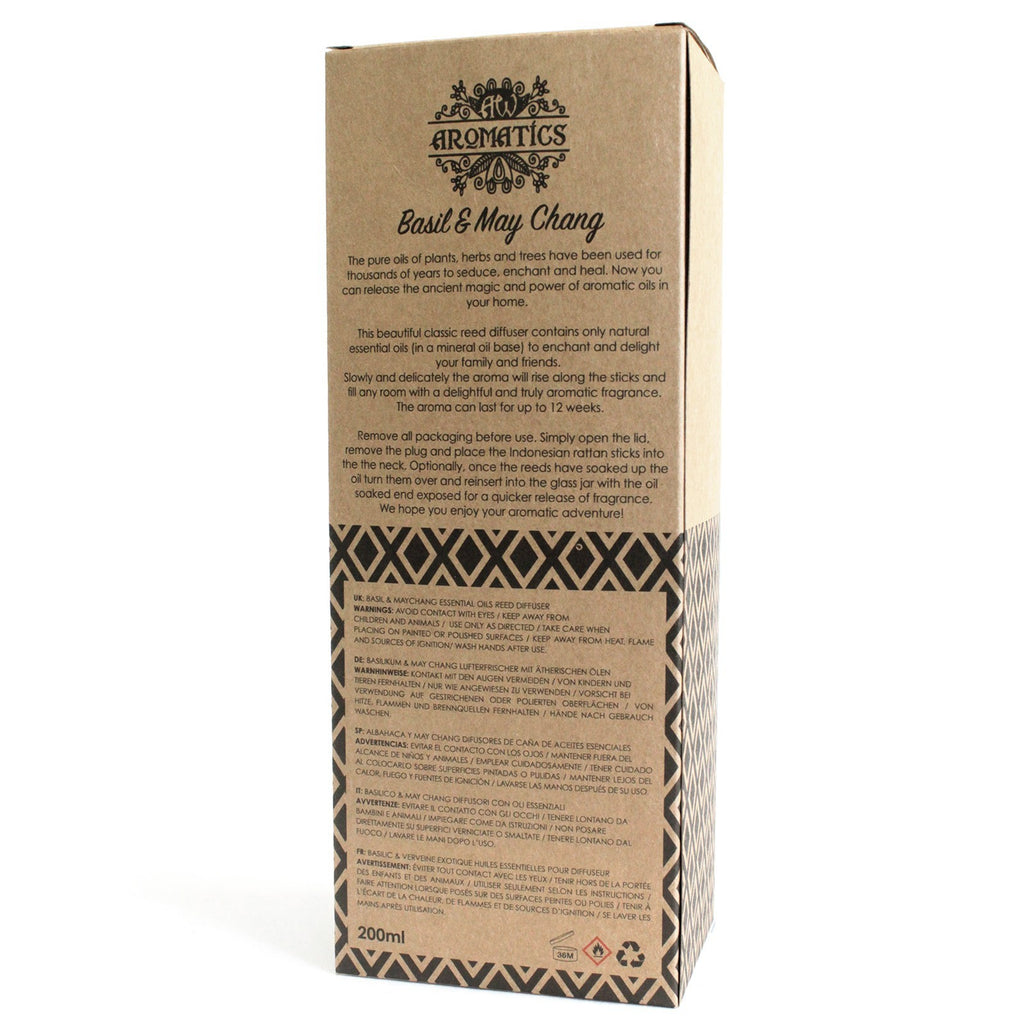 Diffusoren für ätherische Öle – Basilikum und Maychang 200 ml