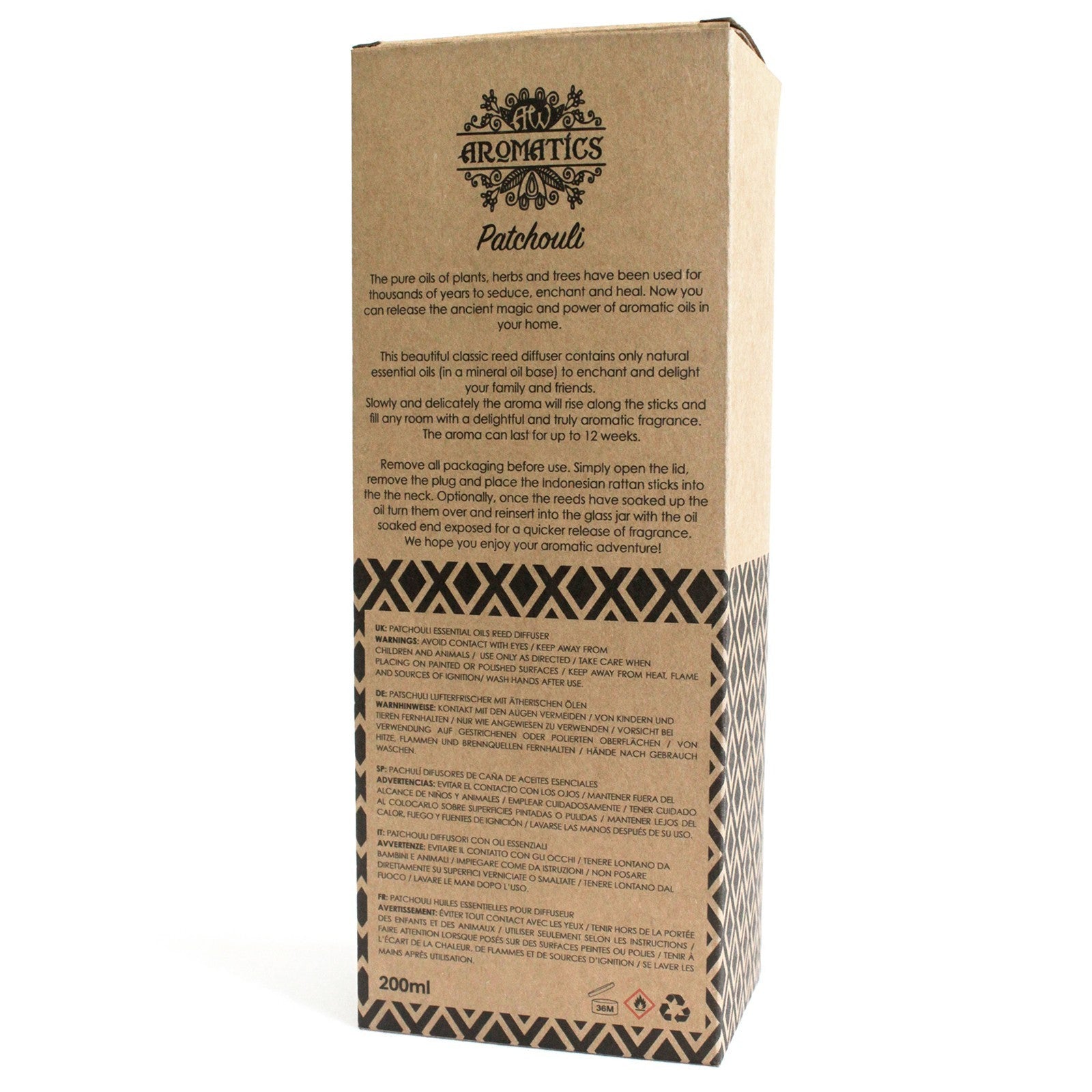 Diffusoren für ätherische Öle – Patchouli 200 ml