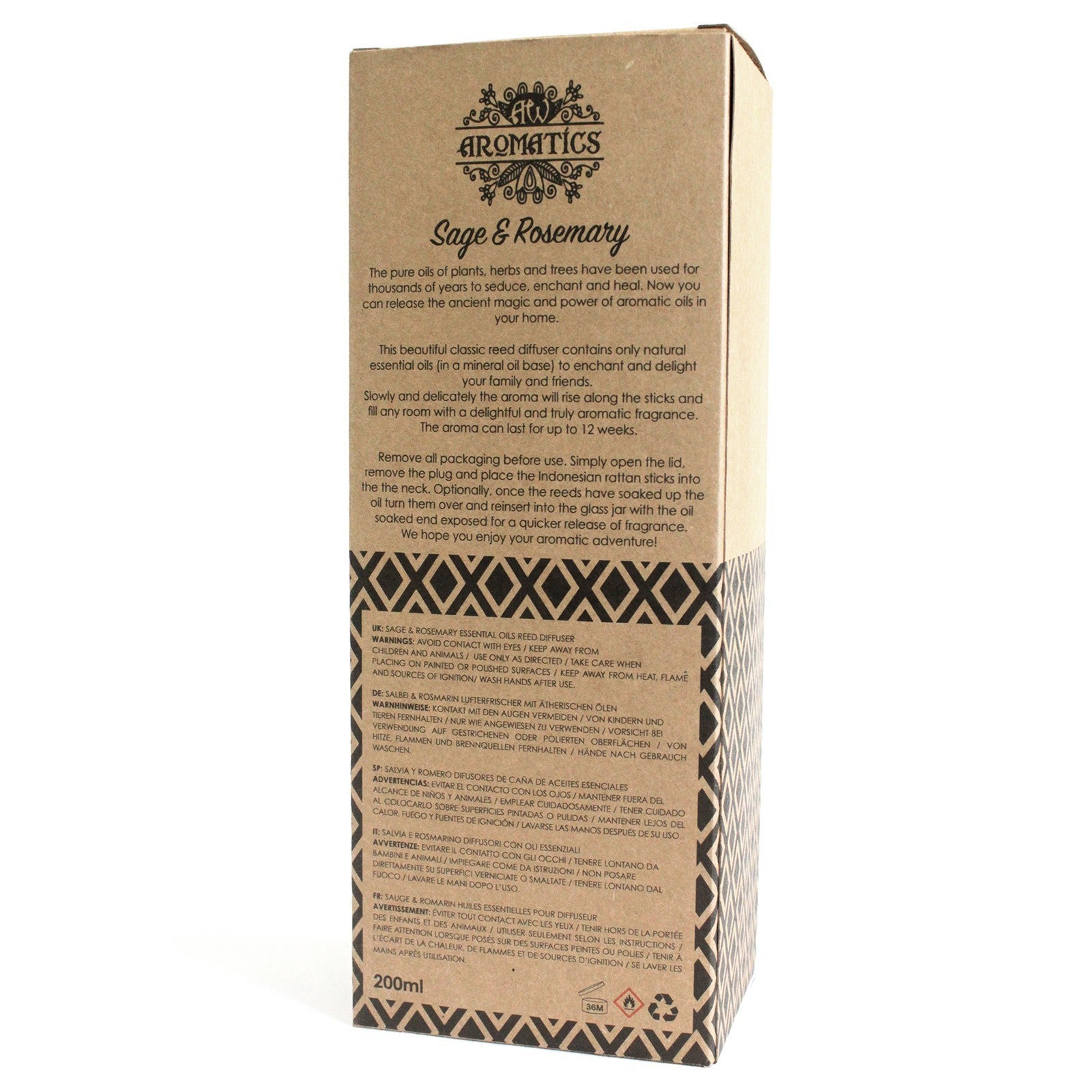 Diffusoren für ätherische Öle – Salbei und Rosmarin 200 ml