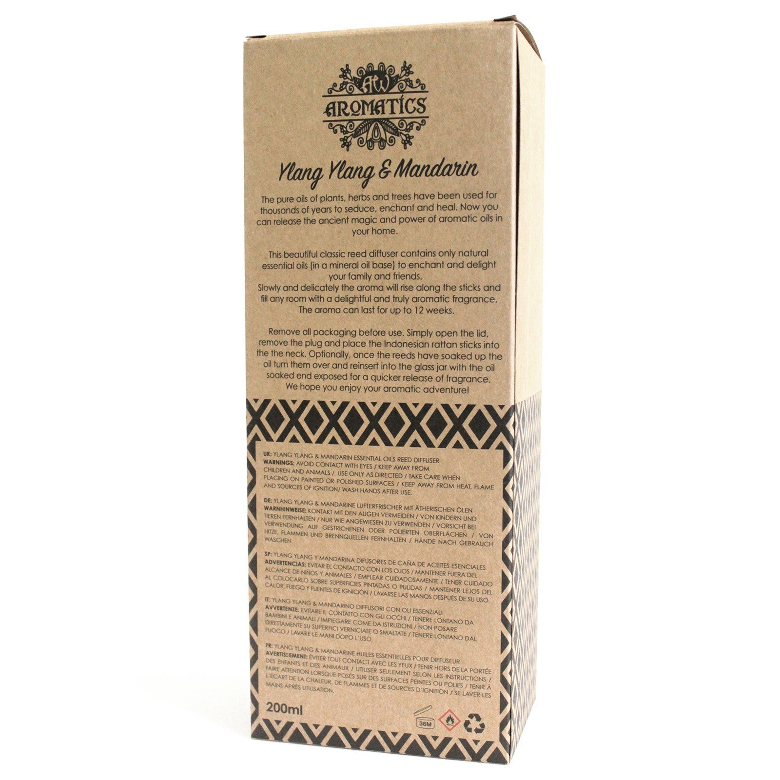 Diffusoren für ätherische Öle – Ylang-Ylang und Mandarine 200 ml