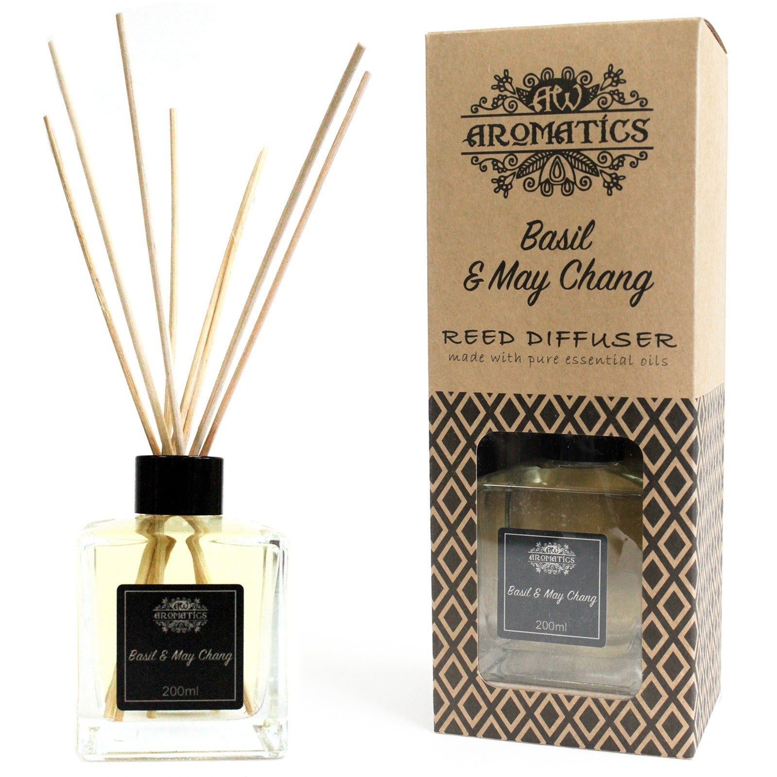 Diffusoren für ätherische Öle – Basilikum und Maychang 200 ml